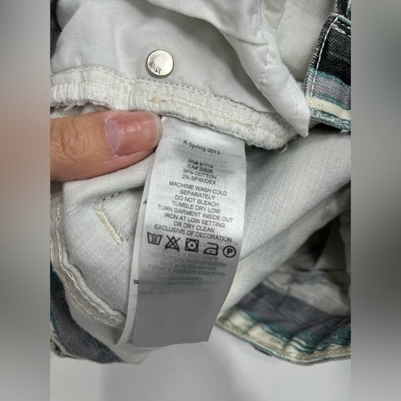 Armani exchange jeans white gray size 2 - Picture 8 of 12